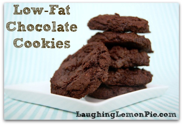 low-fat chocolate cookies from LaughingLemonPie.com