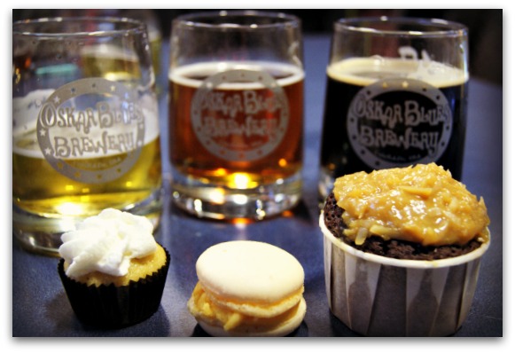 beer cupcakes and macaroons