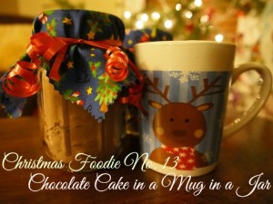 Chocolate Cake in a Mug in a Jar Foodie Gift from LaughingLemonPie.com