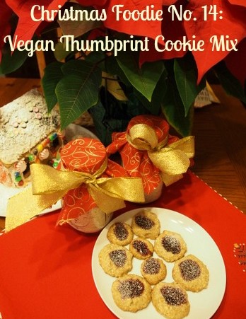 Christmas Foodie No. 14: Vegan Thumbprint Cookie Mix