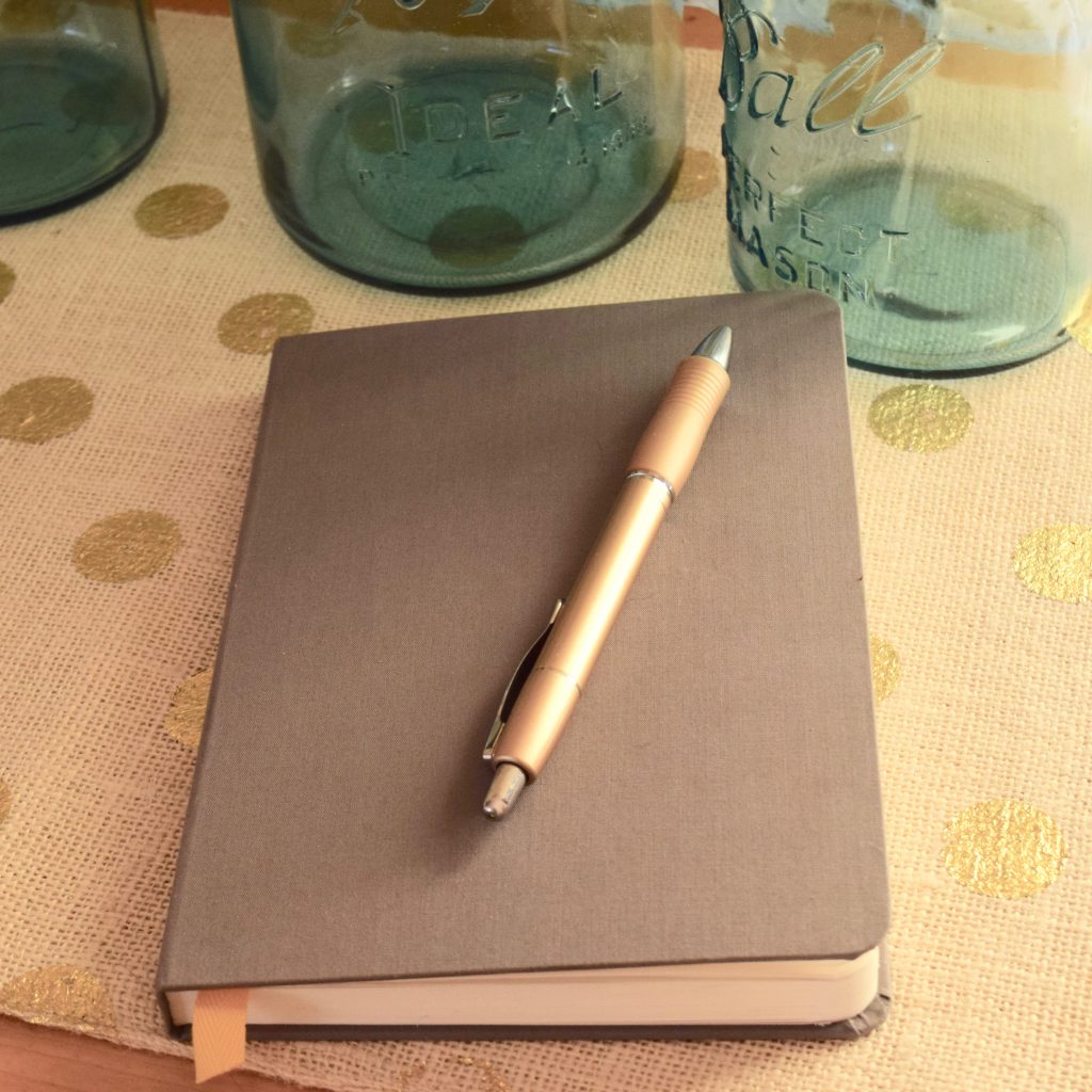 Baron Fig journal with Pilot G2 pen